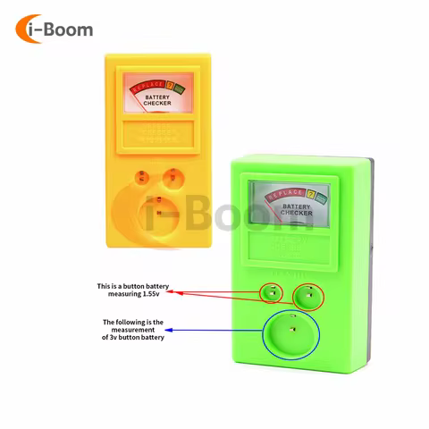 1.55V 3V Button Battery Tester LR44 CR2032 CR2025 Watch Clock Battery Checker Measuring Tool Button 