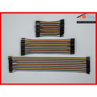 10p 40p Male to Female Breadboard Dupont Jumper Wire for Arduino IOT 10cm 20cm 30cm