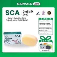 Garvalo SCA Goat Milk Soap 80gr, Facial Soap To Brighten Facial Skin From Goat Milk