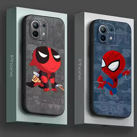 Phone Case For Poco X8Pro Max X5 X6 X7 X8 M6 M7 M8 F6 F7 Pro F8 Cartoon Marvel For Xiaomi 11T 12T 13