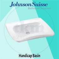 JOHNSON SUISSE HANDICAP WALL HUNG WASH BASIN / DISABLED PERSON WALL HUNG WASH BASIN / CLINICAL WASH 