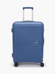 American Tourister 藍色 30吋硬殼Cubio Soundbox 行李箱 Luggage 二手 萬向輪 功能正常