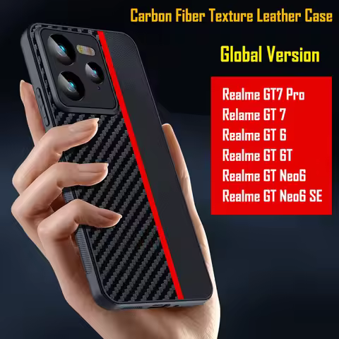 Fashion PU Leather Funda for OPPO Realme GT7 Pro Global Case for Realme GT 7 Pro 6 6T Neo6 SE GT6 Gl