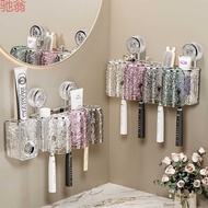 Y3G Suction Cup Toothbrush Storage Wall-Mounted Perforation-Free Mouthwash Cup Toilet Family Four-Mo