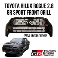 TOYOTA HILUX ROGUE 2.8 FULL PIANO BLACK GRS GR SPORT OEM FRONT GRILL LOGO