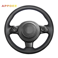 Handsewing Black Artificial Leather Steering Wheel Covers for Toyota 86 2016-2019 Subaru BRZ 2016 -2019