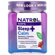美國Natrol 有助睡眠+舒緩壓力 草莓味 60粒軟糖 [有效日期 07/2026]