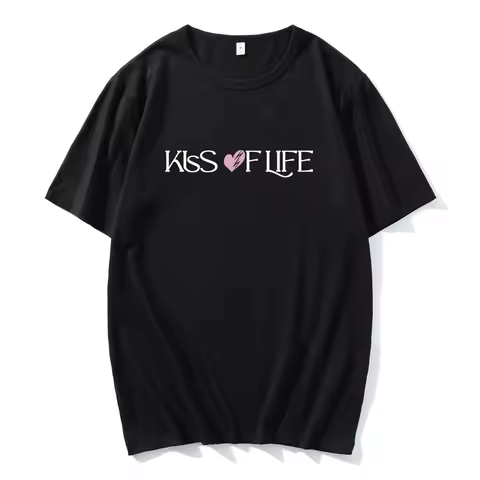 Kiss of Life Midas Touch T-shirt for Fans Girl Band Korean Tee-shirt Fashion Summer Spring Women Tsh