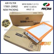 『WM』PERODUA ARUZ 1.5 MYVI 1.3 /1.5 D20N MYVI D51A 1.5 AIR FILTER 17801-20R02 (NEW PACKING)