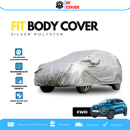 Sarung Mobil renault KWID Body Cover mobil All New renault KWID tipe fit silver polyester