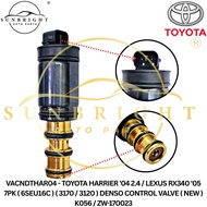 TOYOTA HARRIER '04 2.4 / LEXUS RX340 '05 7PK ( 6SEU16C ) ( 3170 / 3120 ) DENSO CONTROL VALVE ( NEW )