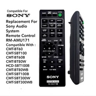 Replacement For Sony Audio System Remote Control RM-AMU171 Compatible With CMT-BT60 CMT-SBT100 CMT-B