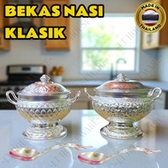 BEKAS NASI ALUMINIUM KLASIK / BEKAS NASI THAILAND / RICE BUCKET / BEKAS HIDANGAN / BEKAS NASI TAMBAH