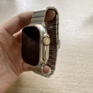 Dây thép bracelet cho đồng hồ thông minh T700 T800 T1000 T2000 pro max ultra logo táo mini...  Fulls