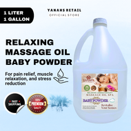 BABY POWDER Relaxing Massage Oil for Massage Therapy To Soothes Sore Muscle