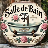 [Mặt phẳng 2D] Trang trí phòng tắm cổ điển Thiết kế bồn tắm Thiết kế bồn tắm cổ điển Biển trang trí 