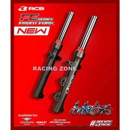 2024 NEW * RCB FE FRONT FORK SET 26mm Y15 Y16 LC4S RS150 RSX 100% ORIGINAL PNP Y15ZR Y16ZR LC135 4S RS RSX150 YAMAHA