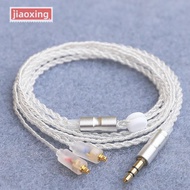 jiaoxing HiFi Earphone Upgrade Cable MMCX 3.5mm 1.2m Plated Core Cable For Sennheiser IE200 IE300 IE
