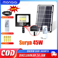 【COD】 45W Lampu Panel Surya Lampu Taman Lampu Dinding Solar light Lampu Surya Lampu Sorot Tahan Air