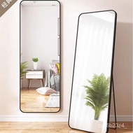 XYFull-Length Mirror Internet Celebrity StereoinsWind Home Wall Mount Floor Fitting Dressing Mirror Simple Dormitory Clo
