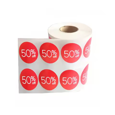 Price Stickers 50 Off Percent Off Labels 1.5 inch Sale Tags 1000 Pcs Price Tags Circle Pricemarker H