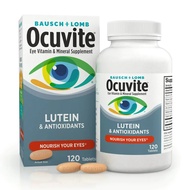 Bausch + Lomb Ocuvite Vitamin & Mineral Supplement Tablets with Lutein 120 Count Bottle