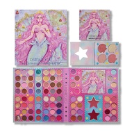 Mermaid Theme 86-Color Eyeshadow Palette, Exquisite Girls' Must-Have Item, Suitable For Various Occa