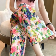 PNT49 Zone Summer New Fashion Women Pants Print Leggings Loose Wide Leg Pants Casual Pants Long Pant