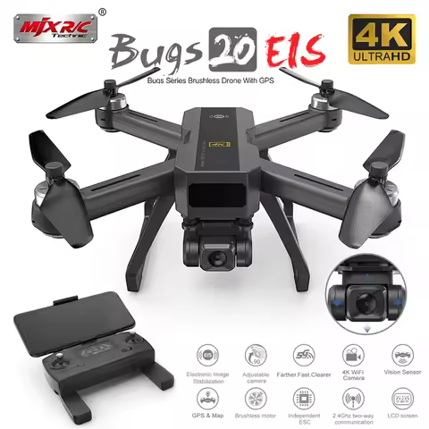 MJX B20 EIS Electronic Image Stabilization Professional Camera Real 4K Video Brushless Motor GPS 5G