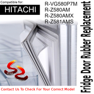 Hitachi Refrigerator Fridge Door Seal Gasket Rubber Replacement part  R-VG580P7M R-Z580AM R-Z580AMX R-Z581AMS -  wirasz