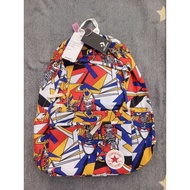 Converse COMIC Multicolor Go2 Backpack / Converse COMIC School Bag Unisex CV Backpack [CHECK FIRST]