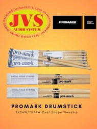 Promark TX5AW/TX7AW Classic Forward 5A/7A Hickory Drumstick - Oval Wood Tip