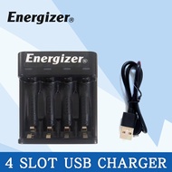 Energizer Battery USB Charger For AA/AAA NiMH Rechargeable Bateria Power 3V7O