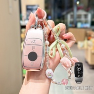 For Benz TPU Key Case Key Cover for Mercedes Benz Key Case C180 / C200 Cc /A Class / A200bag / GLC /