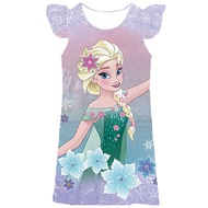 Frozen Anna Elsa Princess 3D Dress For Girl Birthday Party Vestidos Kids Christmas Cosplay Snow Quee
