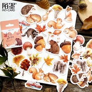 Cute Autumn Fall Season Scrapbook Stickers (45 pcs)