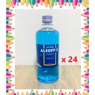 [24 Bottles Per Box] ALSOFF-S ALCOHOL Alsoft 450 Ml (24 Bottles/Box)