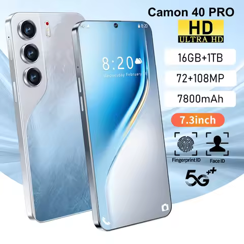 2025 New Camon 40 Pro 5G 22GB 2TB Original Smart 7.3-inch Dual SIM Android 15 Global Version 72+108M