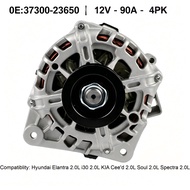 Alternator for Hyundai Elantra I30 2.0l Kia Cee'd Soul Spectra G4gc 37300-23650 4-groove 12v
