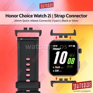 Honor Choice Watch 2i Strap Connector 20mm (1 pair), 2 Color Options, Smartwatch Strap Adapter (for 