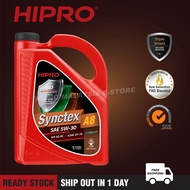 HIPRO Synctex 5W-30 A8 PAO Blended Synthetic Engine Oil 4L | Triple Shield Anti-Wear | API SQ-RC | I