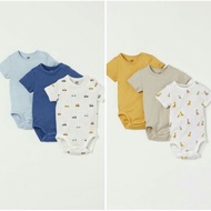 Set of 3 bodychips HM H&M UK US size 2-4m to 12-18m