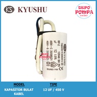 KYUSU 12 UF - 450V Round Cable Capacitor / Water Pump Capacitor