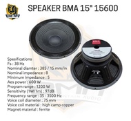 Speaker Komponen 15 Inch BMA 15600 Speaker Component 15" 15inch