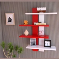 HIASAN DINDING KAYU Wall Shelf. Wall Decoration. Wooden Shelf. Hanging Shelf. Minimalist Shelf.