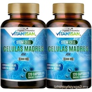 2 Celulas Madres AFA Stem Natural Cell 120 Capsules 1000 mg Blue Green Algae Non GMO Gluten Free Aph