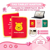 Cartoon Piglet Pink Sleeve Pouch Protector tablet Case For Honor Pad 9 8 12.1 12 12.1" 2025 X9 X8a 1