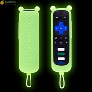 LONTIME TV Remote Controller Cover, Silicone Shockproof Protective , Simple Soft Luminous Washable Protector for TCL Roku RC280