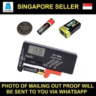 BT168D Digital Battery Capacity Tester LCD BT-168D Checker for 9V 1.5V AA AAA Cell C D