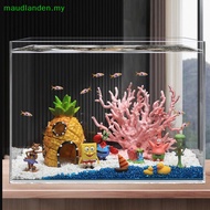 maudlanden Spongebob Children Birthday Gifts Set Action Figures Cartoon Mini Dolls Fish  Decoration Landscaping Aquarium Accessories   MY